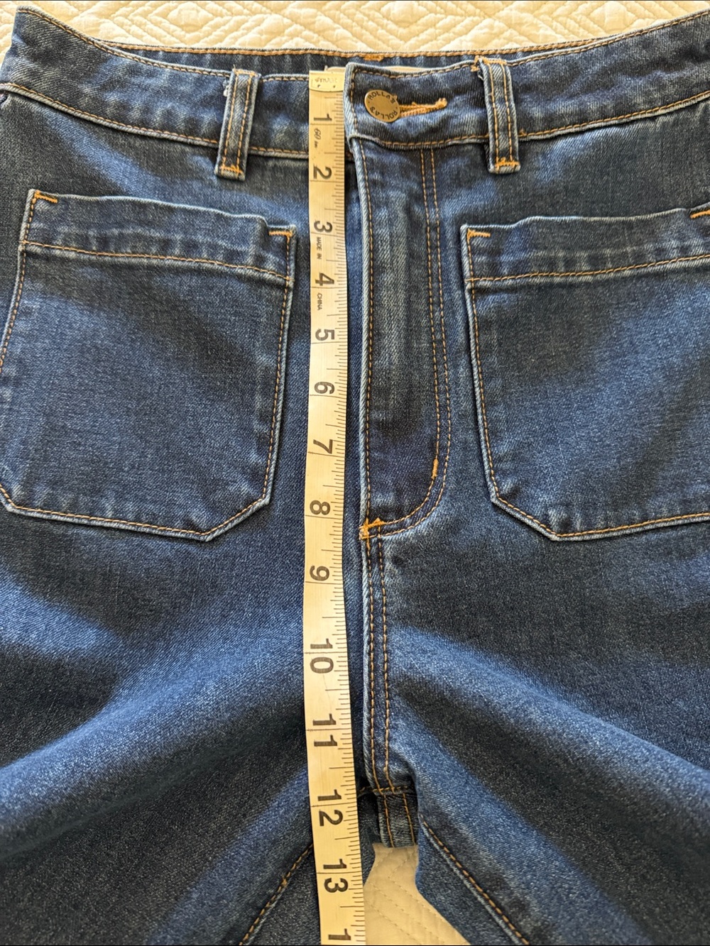ROLLA'S G Day Mate | High-Rise Wide Leg Jeans in Blue - Picture 9 of 9